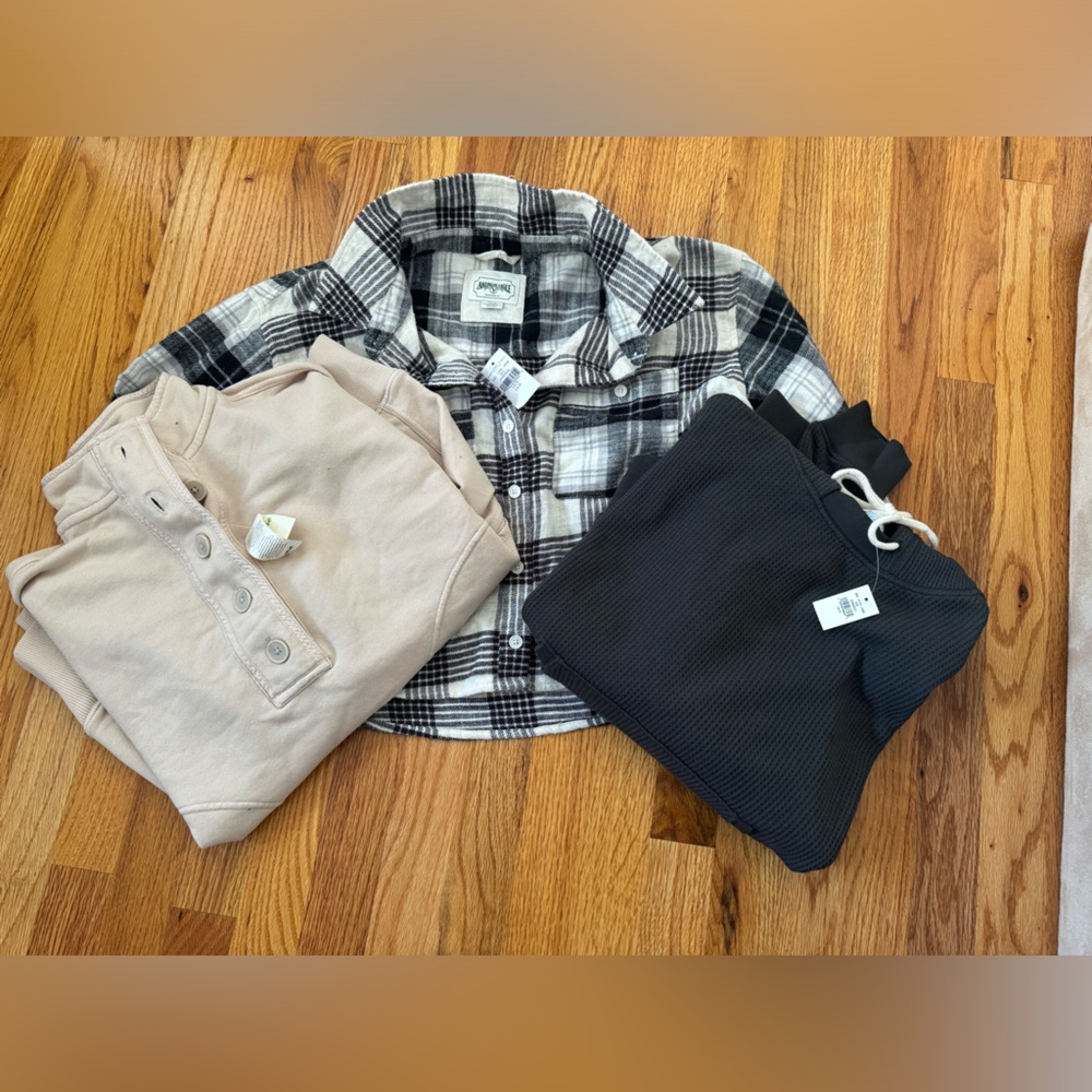 NWT- Lot of 3 American Eagle/Aerie Shirt/Sweatshirts